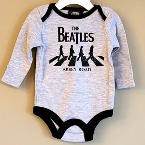 The Beatles light grey long sleeved onesie/bodysuit